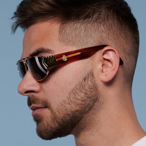 Rectangular vintage sunglasses by Von Furstenberg - Picture 10 of 10